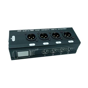 Imagem de Generic Cable Extender Cable Multi Network Compact Adapter Ethernet Box 4 canal para microfones de estúdio, Xlr 15 Macho