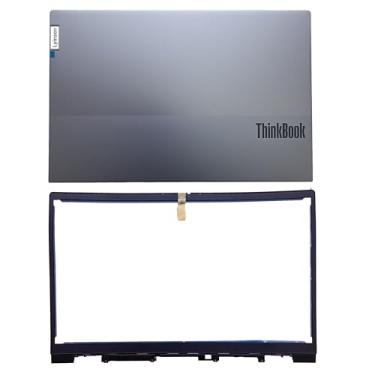 Imagem de Lyinsen Moldura traseira traseira da tampa de LCD para laptop de substituição para Lenovo ThinkBook 15 G2 15 G3 5CB1B34808 5CB1B34809 5B30S18985 AM2XE000B00 Prata
