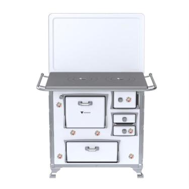 Imagem de Fogao a Lenha GII N 1 Gab Branco Buque com Tampa SE