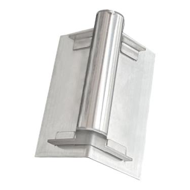 Imagem de Baoblaze Desempenadeira de canto de aço inoxidável resistente à ferrugem para alvenaria Design ergonômico Acessórios Alta resistência Versátil, Style B