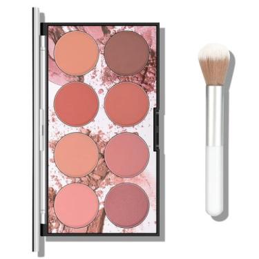 Imagem de Paleta de blush facial KYDA 8 cores Natural Matte Ownest Beauty