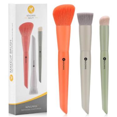 Imagem de Conjunto de pincéis de maquiagem KINGMAS Foundation Contour Concealer,