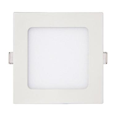 Imagem de Luminaria led embutir quadrada slim 6w 6000k kian