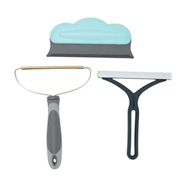 Imagem de Removedor de cabelo de cão de 3 peças Conjunto de roupas portátil reutil