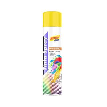 Imagem de Tinta Spray Uso Geral 400ml - Mundial Prime, Amarelo