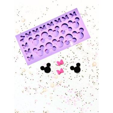 Imagem de R491 molde de silicone paleta ratinhos resina decorar - confeitaria do
