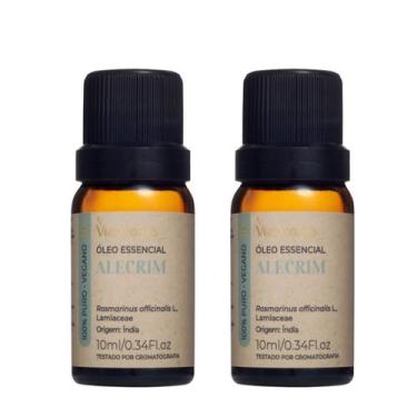 Imagem de Kit 2 Óleo Essencial Puro de Alecrim Via Aroma 10ml
