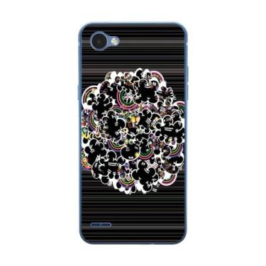 Imagem de Capa Adesivo Skin110 Verso Para LG Q6 Plus - KawaSkin