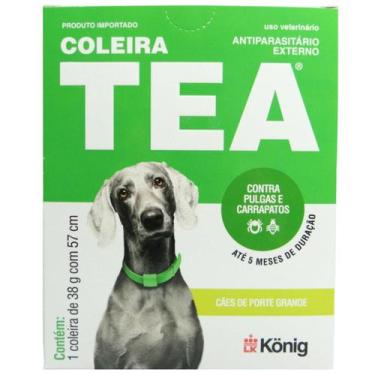Imagem de Coleira Contra Pulgas e Carrapatos TEA Cães Grandes 38g com 57cm - Kon