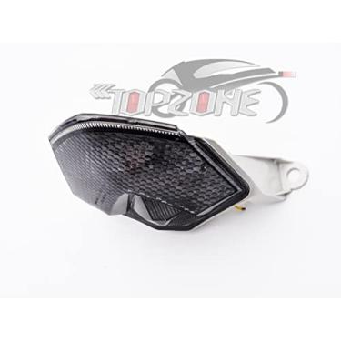 Imagem de Lanterna traseira de freio LED + função de seta integrada para KAWASAKI ZX600 Ninja ZX-6R 2009-2016 (capacidade do motor 600) / Ninjia ZX-10R 2008-2009
