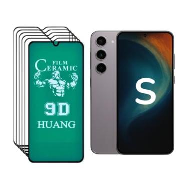 Imagem de 6 Película de Cerâmica Galaxy S e M 9D para Todos Modelos: S23 / S22 / S21 / S20 / M21/ M22 / M31/ Note (S24 Fe)