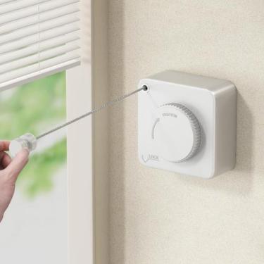Imagem de Varal retrátil Mustorn para uso interno/externo em aço inoxidável de 4
