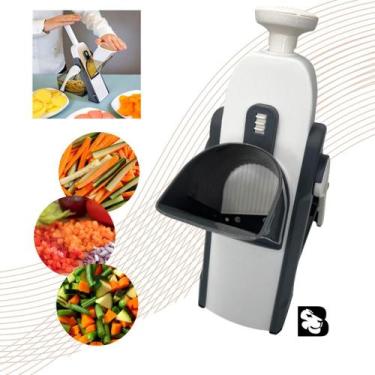 Imagem de Cortador Fatiador Multifuncional 5 Funções Mandoline Para Cortar Batat