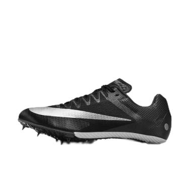 Imagem de Nike Rival Sprint Track & Field Sprinting Spikes (DC8753-001, preto/cinza fumê claro) tamanho 2, Preto, prata, 2