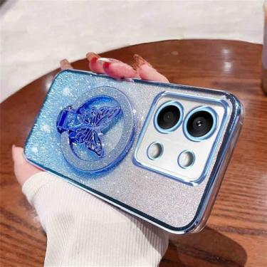 Imagem de Capa de silicone galvanizado para Xiaomi Redmi Note 13 Pro Plus 13pro 4g 5g 12 10 11 Poco X6 F6 M6, Sierra Blue, para Redmi Note 11 Pro 4g