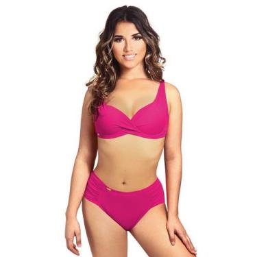 Imagem de Biquíni Plus Size Meia Taça Com Calcinha Borboleta Praia - Estigma, Pi