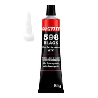 Imagem de Silicone Vedador 85g Alta Temperatura Preto Universal - LOCTITE