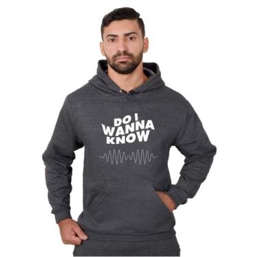 Imagem de Blusa Moletom Banda Masculina Rock Com Bolso e Capuz Chumbo - Methodic