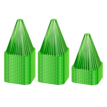 Imagem de Baoblaze Campânulas de jardim, protetores de plantas, acessórios de jardim, proteção contra congelamento, capas de plantas reutilizáveis, capas de viveiro, 50 Peças