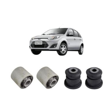 Imagem de Kit 4 Bucha Balança Bandeja Dianteira Ford Fiesta Hatch 2005