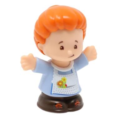 Imagem de Fisher-Price Replacement Part for Collectible Little People Farmer's Market Grocery Store Bodega Playset HCC65 - Replacement Female Shopkeeper Clerk with Apron Figure