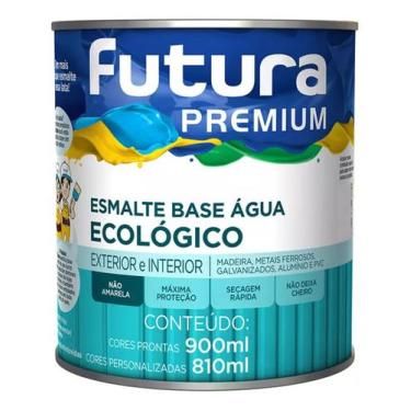 Imagem de Esmalte Base Água Madeiras Pvc Futura 900ml Sem Cheiro Cores, Super Br
