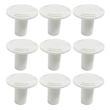 Imagem de Kit 10 Válvulas de Ar Canhão Hidromassagem Chapéu Arejador Piscina Spa