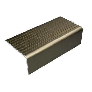 Imagem de Cantoneira Autocolante em Alumínio Para Degrau Escada 50mm x 30mm -  H