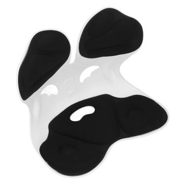 Imagem de Depisuta Suporte Ergonômico para As Costas, Região Lombar Ergonômica e Corretor de Postura Lombar para Cadeiras de Escritório, para Escritório, Assento No Chão e Trabalho Em Casa (Estilo Lua Negra)