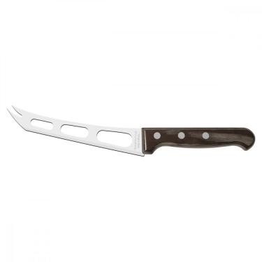 Imagem de Faca Para Queijo Tramontina Harmoniza Com Lamina Em Aço Inox E Cabo De Madeira Polywood Castanho 6