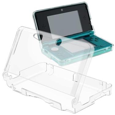 Imagem de Capa rígida transparente compatível com Nintendo 3DS, capa protetora de substituição transparente 3DS