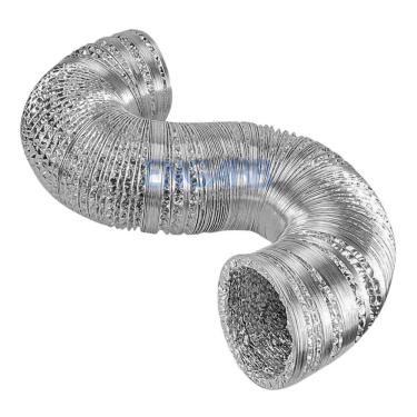 Imagem de Duto Flexível Alumínio 4 Pol X 10M Exaustor Coifa Ventilação