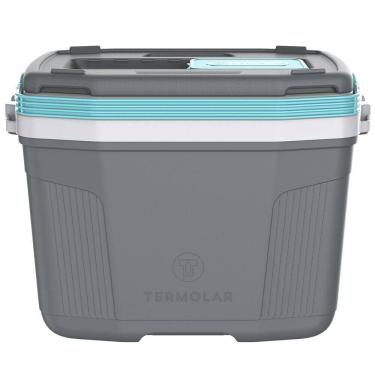 Imagem de Caixa Térmica 32 Litros Termolar SUV 58542, Cinza e Azul 