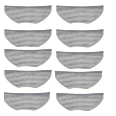 Imagem de Compatible With Compatible With XIAOMI MIJIA G1 Side Brush Compatible With Xiomi G1 MI MJSTG1 Sweeping Robot Vacuum Cleaner Accessories Spare Parts Replacement(10Pcs Mop)