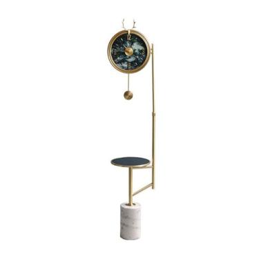 Imagem de Relógio de chão Relógio de pêndulo clássico moderno para sala estar criativo silencioso para casa pé para jardim Decoração armário