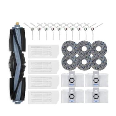 Imagem de Compatible With Ecovacs Deebot X1 OMNI T10 OMNI Robot Vacuum Cleaner Spare Parts Rubber Side Brush Cover,Hepa Filter Mop Rag Dust Bag(25PCS)
