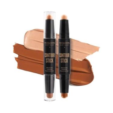 Imagem de Corretivo Facial Feminino: Contorno, Bronzer e Base Cremosa para Maqui