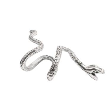 Imagem de Piercing De Cobra Aço Cirurgico Orelha Pressão Hipoalergico