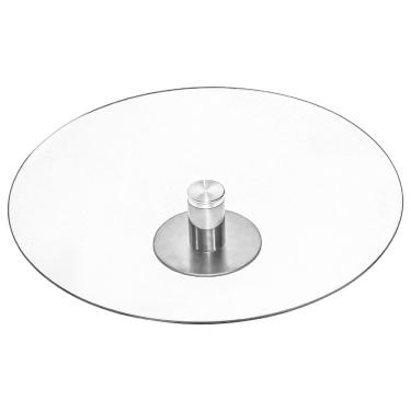 Imagem de Prato Giratório Confeitar Tipo Bailarina De Vidro Mesa Festa