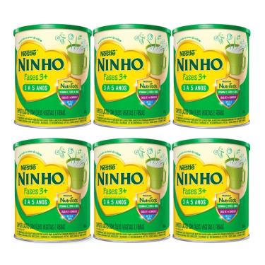 Imagem de Kit 6 Ninho 3+ Fases Nutri Pré Escolar 800g