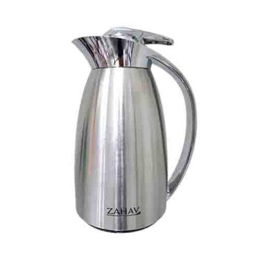 Imagem de Garrafa Térmica 1L - Prata - (Com Ampola De Vidro) - Zahav