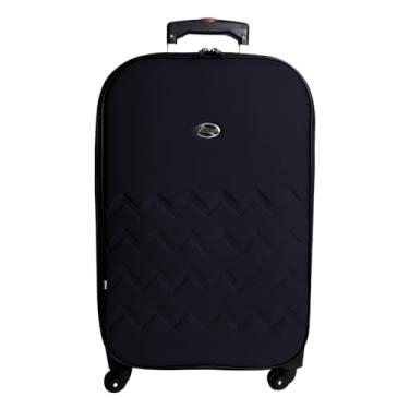 Imagem de Mala de viagem 23Kg Giratória 360° Forrada e Resistente (Preto)