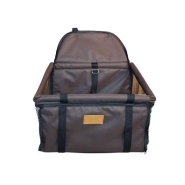 Imagem de Cadeirinha Assento Cadeira Pet de Carro para Cães Cachorro Gatos ATÉ 10KG -Transporte Passeio Viagem (Marrom)