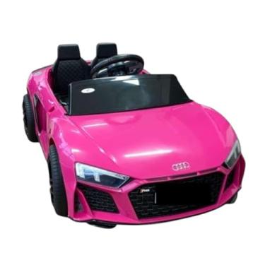 Imagem de Carro Elétrico Infantil Controle Remoto, Rosa, 12V, Veículo Motorizado para Crianças 3 a 7 Anos Triciclos, Veículos Elétricos Infantis Capacidade Máx 25KG