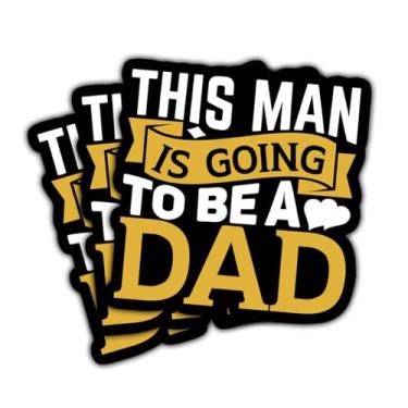 Imagem de Adesivo This Man is Going to Be a Dad, decalque de vinil com citação de anúncio de pai novo para futuros pais, marido, homens, presente de dia dos pais, laptop, carro, caderno, garrafa hidráulica