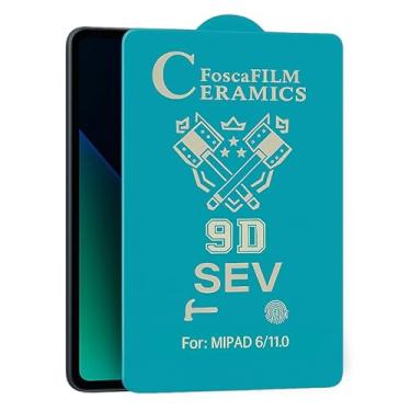 Imagem de Película Cerâmica 9D Fosca Compativel Com Redmi Pad 6 Tela 11 Polegadas, Anti-Reflexo, Anti-Impressão Digital, Anti-Impacto, Alta Durabilidade Premium