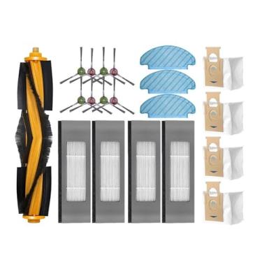 Imagem de Compatible With Ecovacs Deeboot N10 / N10 Plus Accessories Main Side Brush Hepa Filter Dust Bag Mop Cloth Robot Vacuum Cleaner Spare Parts(Army green)