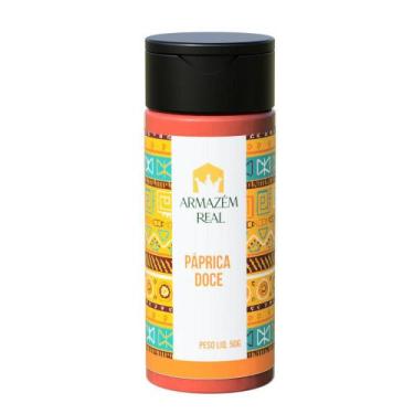 Imagem de Páprica Doce - Pote - 50g - Armazém Real - Uso Culinário