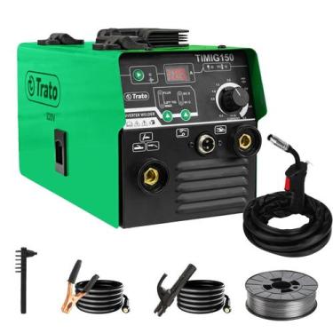Imagem de Máquina Solda Inversora MIG Sem Gás Timig150 220v Trato