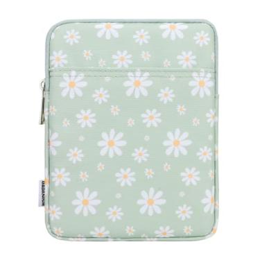 Imagem de Dadanism Capa acolchoada universal de 17,8 cm para eReader 2024 da Colorsoft Signature Edition de 17,8 cm e eReader Book de 15,2 cm, capa protetora para e-reader Kobo, verde-claro